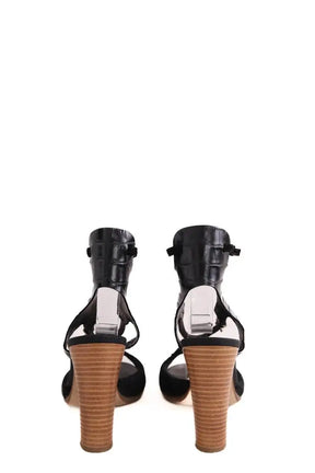 Talons Michel Perry Noir en Cuir