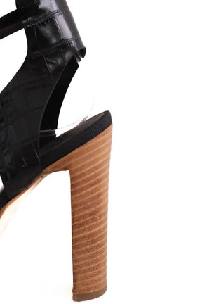 Talons Michel Perry Noir en Cuir