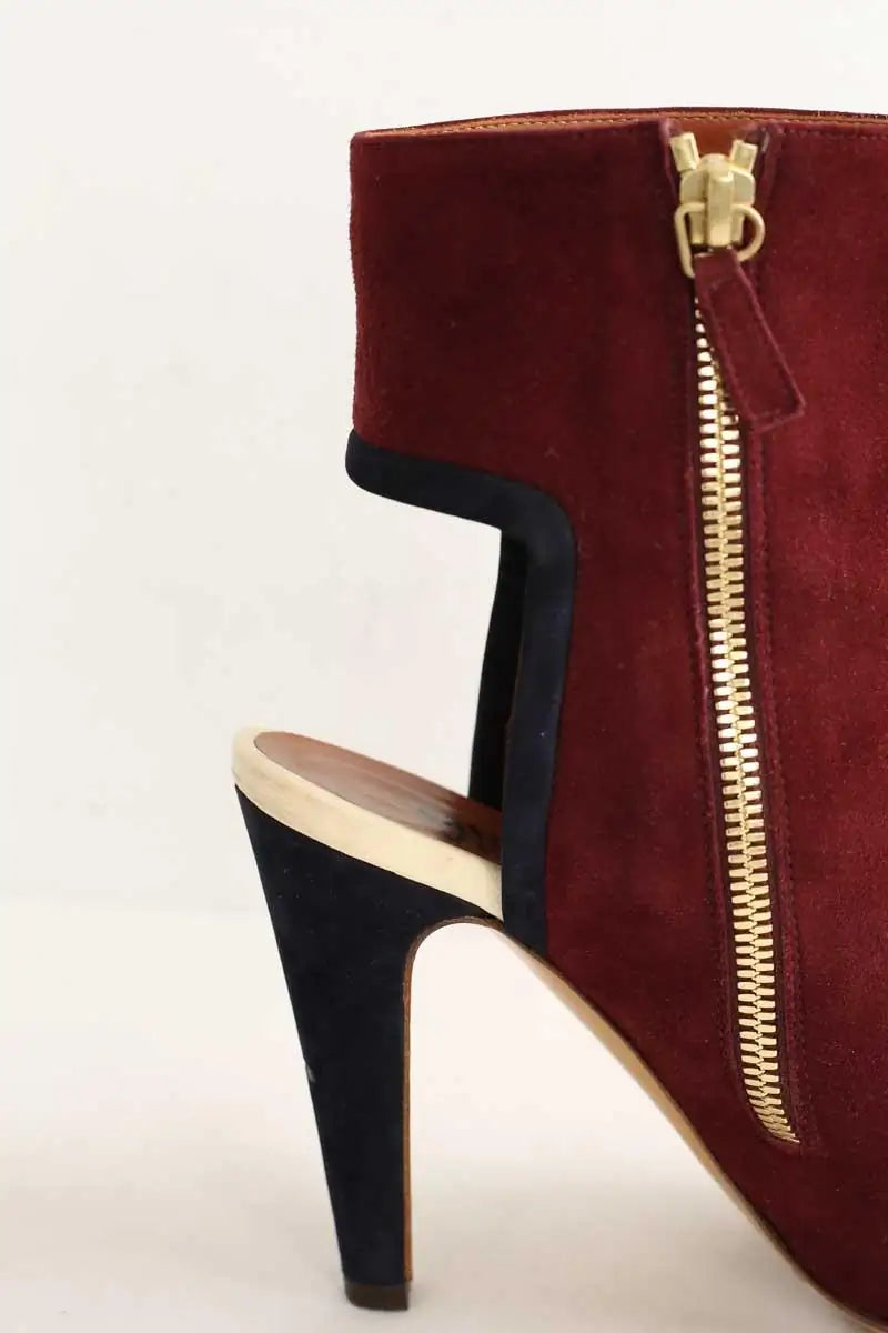 Talons Michel Vivien Bordeaux en Daim