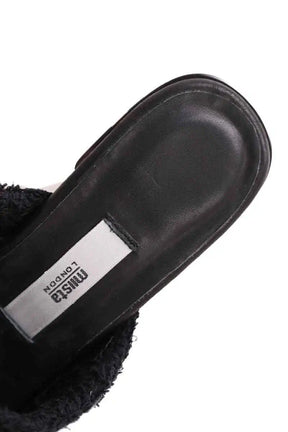 Talons Miista Noir en Tissu