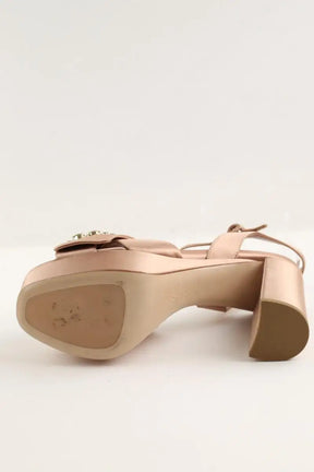 Talons Miu Miu Beige en Tissu