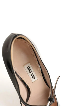 Talons Miu Miu Noir en Cuir