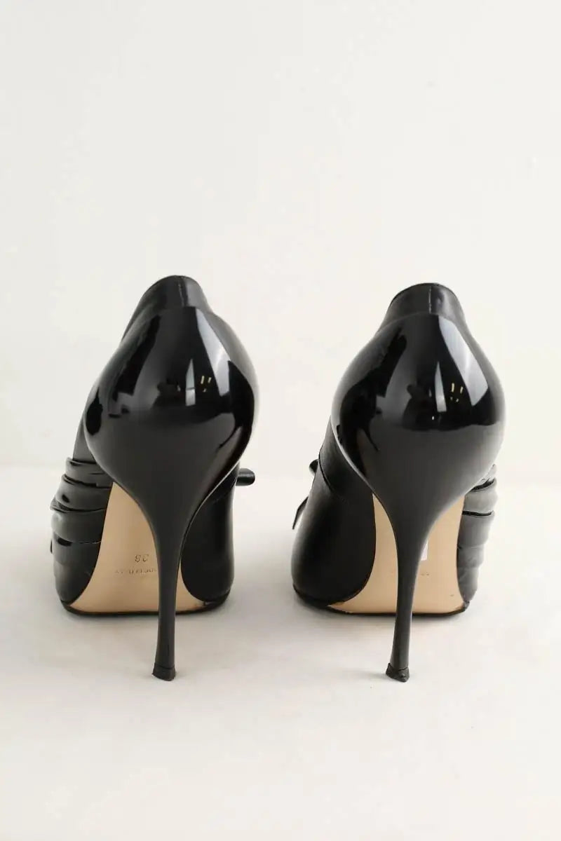 Talons Miu Miu Noir en Cuir