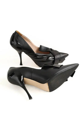 Talons Miu Miu Noir en Cuir