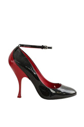 Talons Miu Miu Noir en Cuir verni, taille 37 - Seconde Main