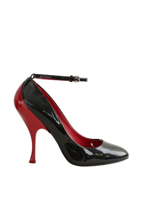 Talons Miu Miu Noir en Cuir verni, taille 37 - Seconde Main