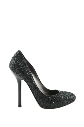Talons Miu Miu Noir en Paillettes, taille 36 - Seconde Main