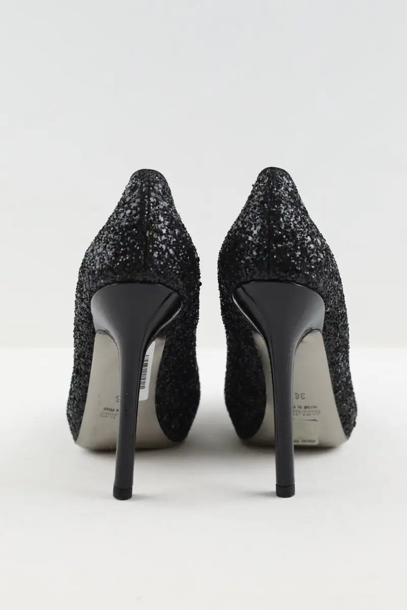 Talons Miu Miu Noir en Paillettes