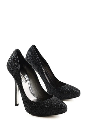 Talons Miu Miu Noir en Paillettes
