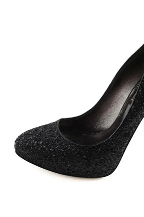 Talons Miu Miu Noir en Paillettes