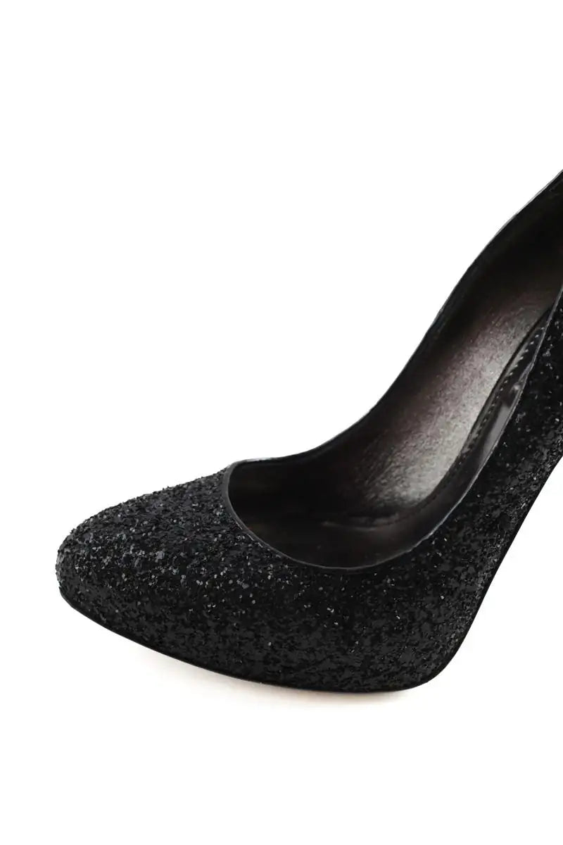 Talons Miu Miu Noir en Paillettes