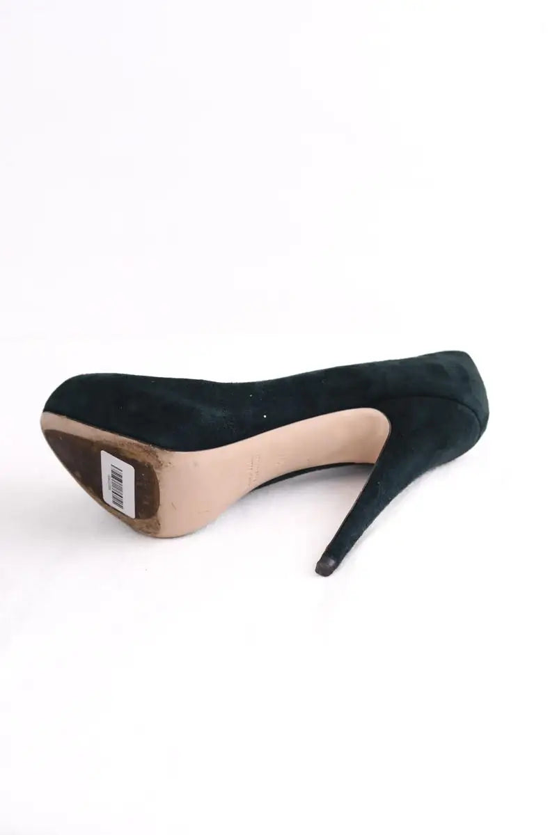Talons Miu Miu Vert en Daim
