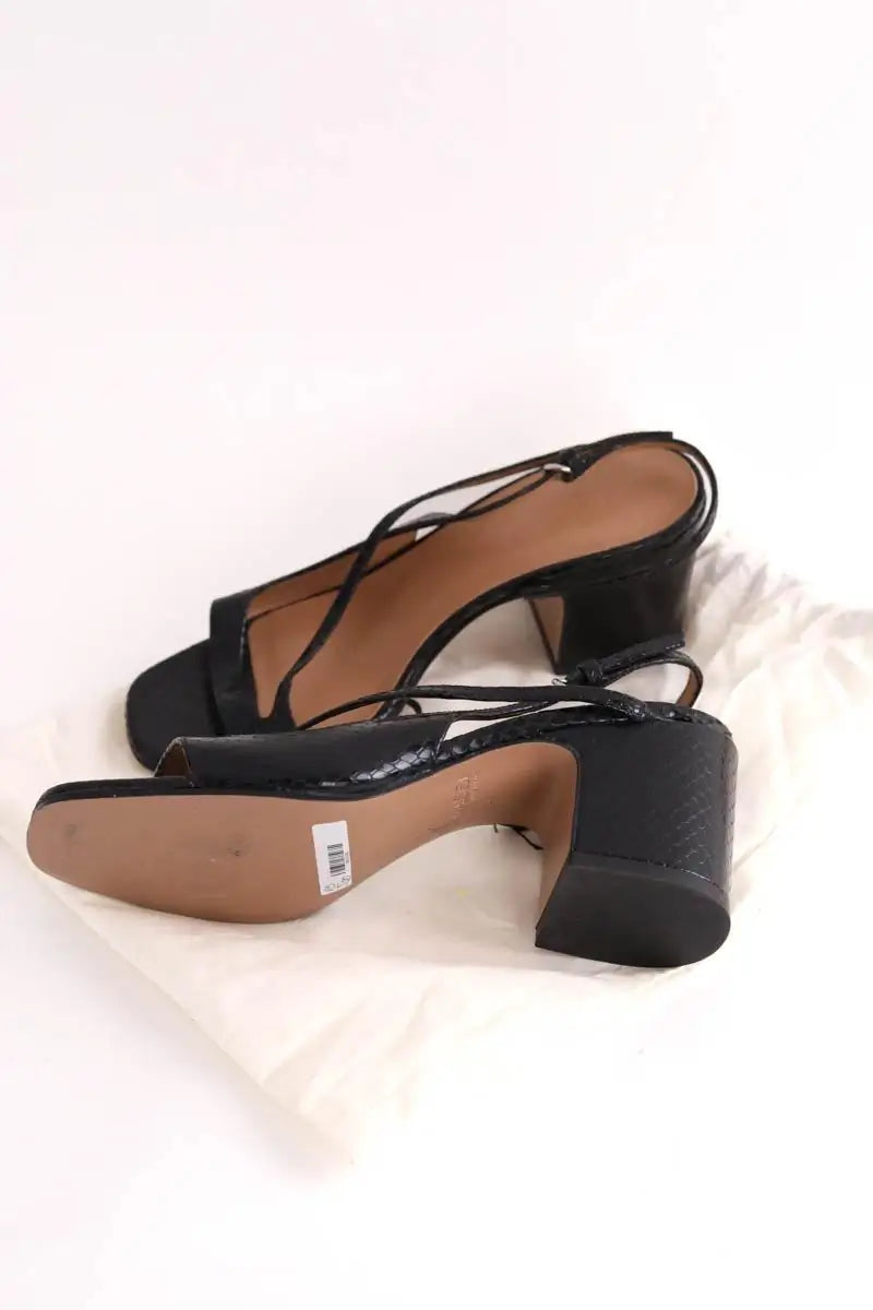 Talons Nomasei Noir en Cuir