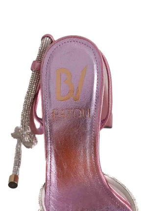 Talons Patou Rose en Paillettes