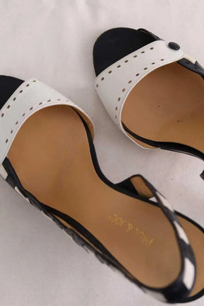 Talons Paul & Joe Blanc en Cuir