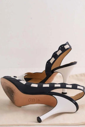 Talons Paul & Joe Blanc en Cuir