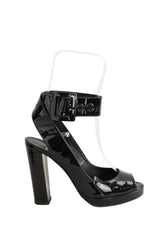 Talons Pierre Hardy Noir en Cuir verni, taille 35 - Seconde Main