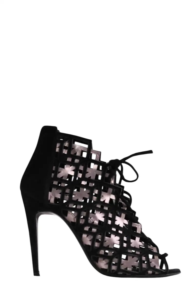 Talons Pierre Hardy Noir en Daim, taille 37 - Seconde Main