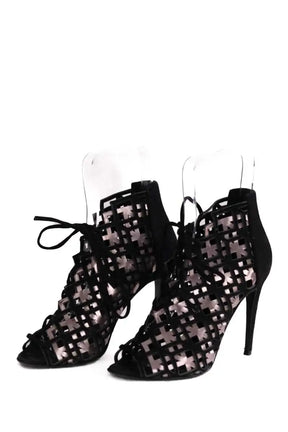 Talons Pierre Hardy Noir en Daim