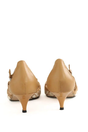 Talons Pinko Beige en Tissu