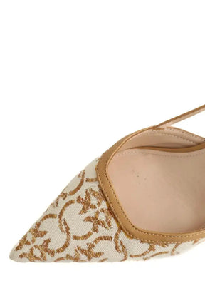 Talons Pinko Beige en Tissu