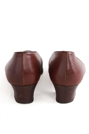 Talons Prada Marron en Cuir