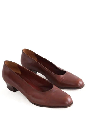 Talons Prada Marron en Cuir