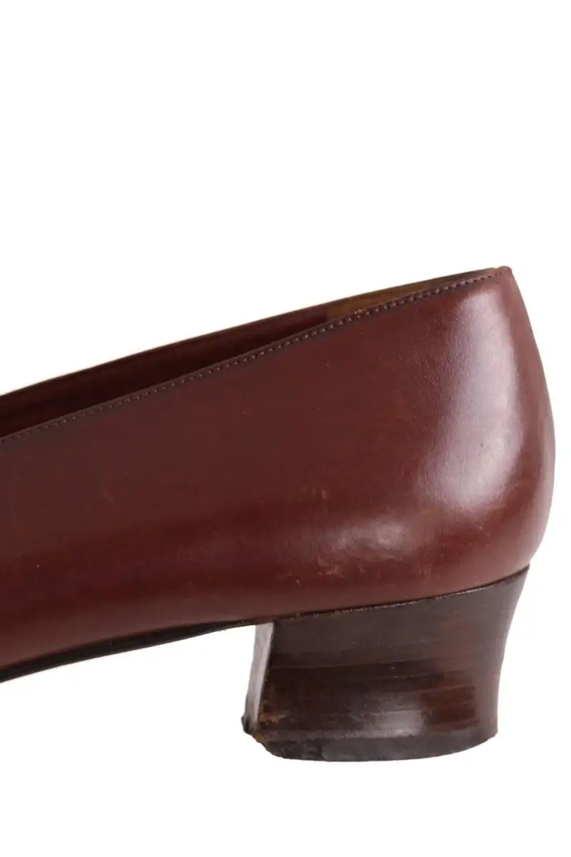 Talons Prada Marron en Cuir
