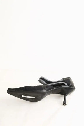 Talons Prada Noir en Cuir