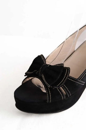 Talons Prada Noir en Cuir