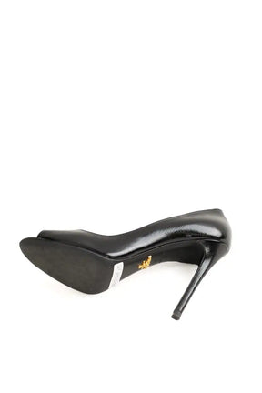 Talons Prada Noir en Cuir