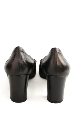 Talons Prada Noir en Cuir