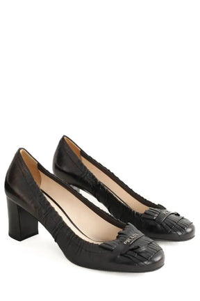 Talons Prada Noir en Cuir