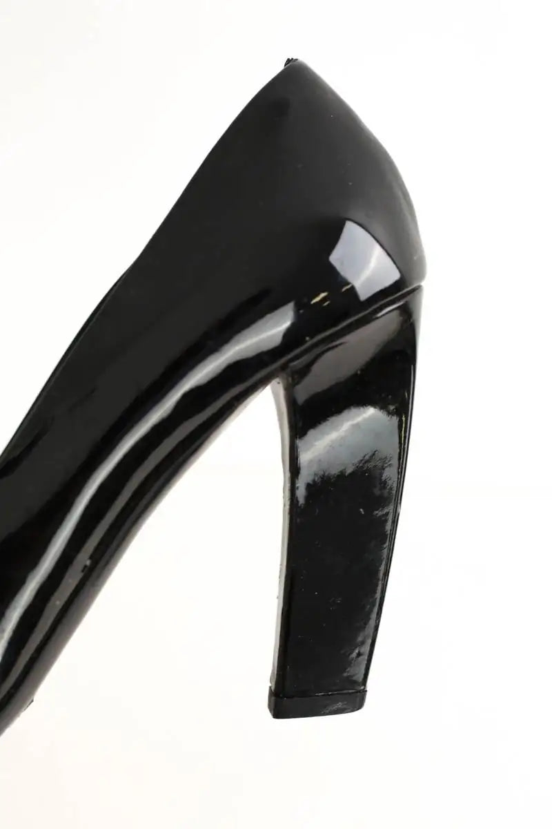 Talons Prada Noir en Cuir verni