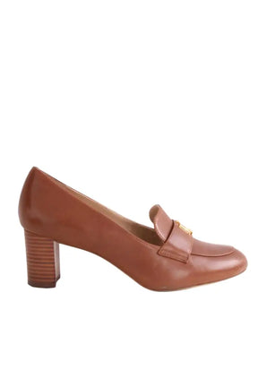 Talons Ralph Lauren Camel en Cuir, taille 39 - Seconde Main