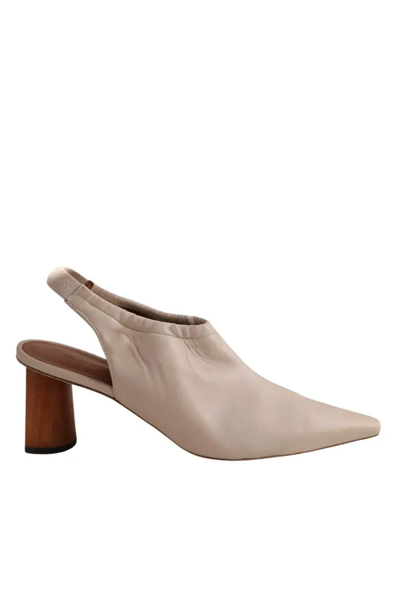 Talons Rejina Pyo Beige en Cuir, taille 41 - Seconde Main