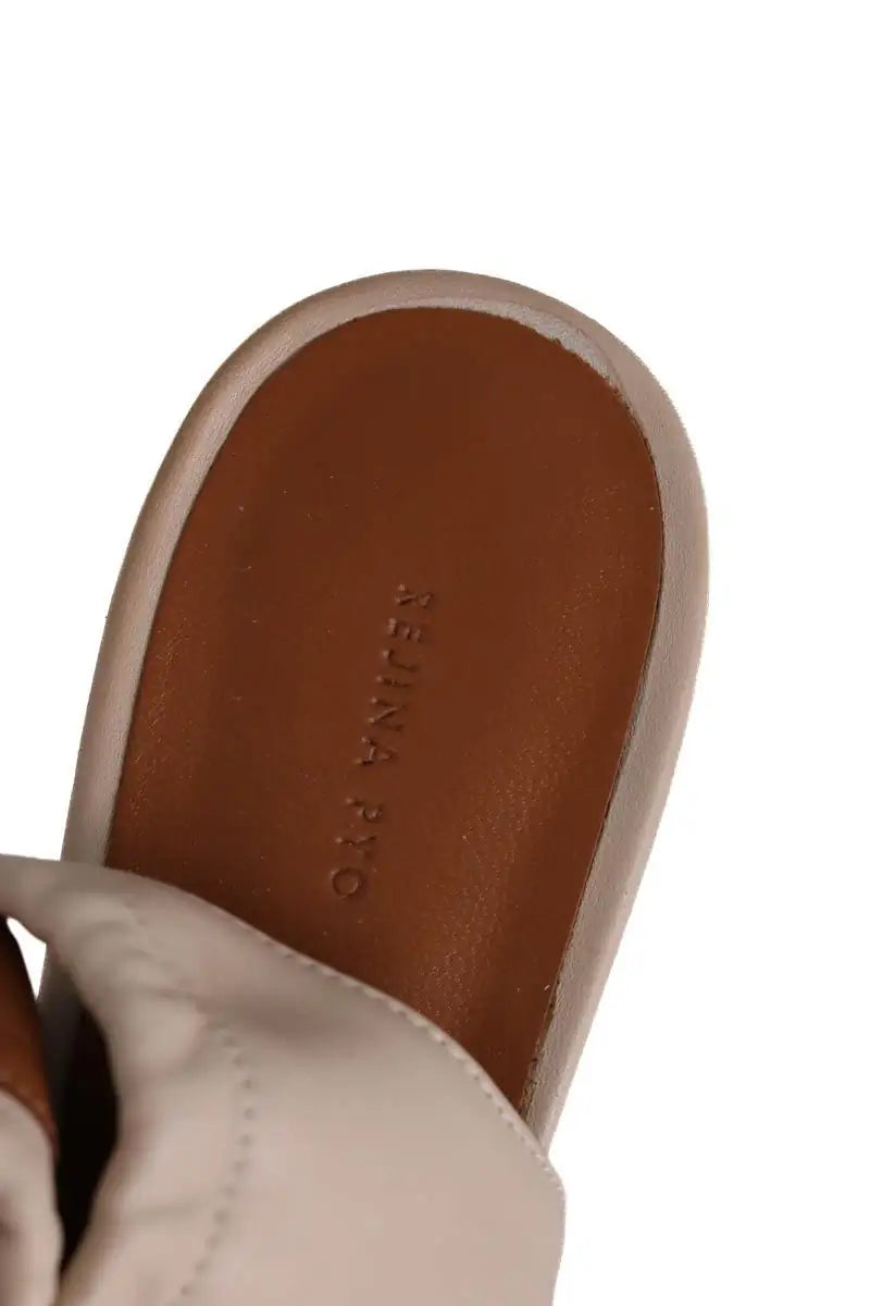 Talons Rejina Pyo Beige en Cuir