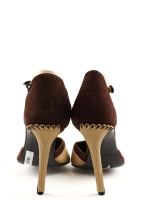 Talons Rene Caovilla Marron en Daim