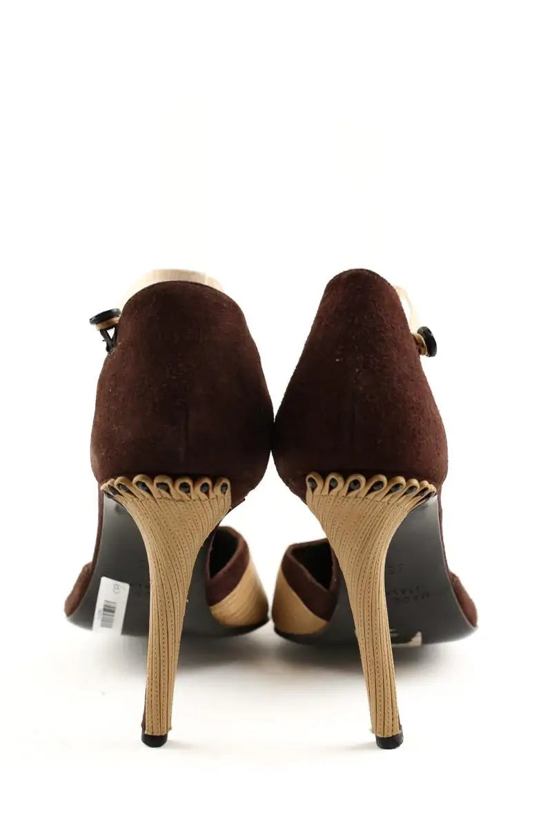 Talons Rene Caovilla Marron en Daim