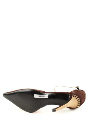 Talons Rene Caovilla Marron en Daim