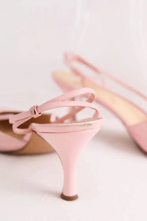 Talons Rene Caovilla Rose en Cuir
