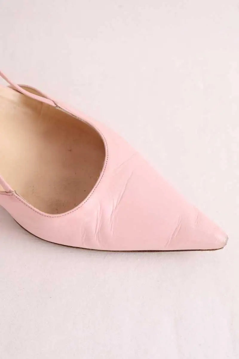 Talons Rene Caovilla Rose en Cuir