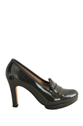 Talons Repetto Kaki en Cuir verni, taille 38 - Seconde Main
