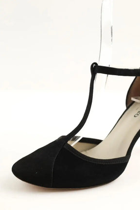 Talons Repetto Noir en Daim