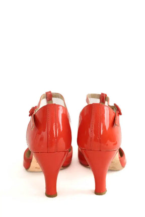 Talons Repetto Rouge en Cuir