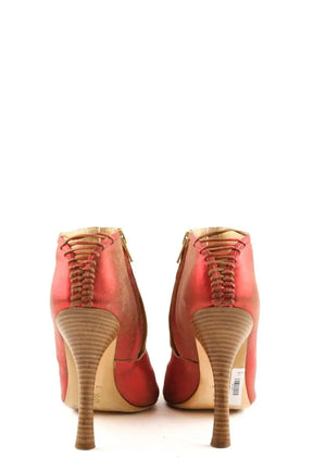 Talons Roberto Cavalli Rouge en Cuir