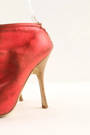Talons Roberto Cavalli Rouge en Cuir
