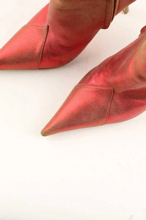 Talons Roberto Cavalli Rouge en Cuir