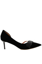 Talons Rochas Noir en Velours, taille 42 - Seconde Main