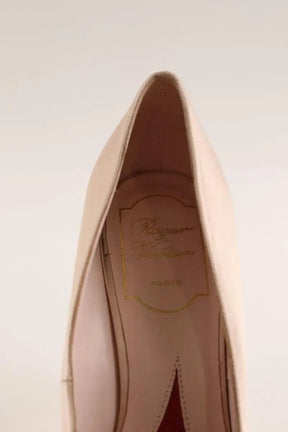 Talons Roger Vivier Beige en Tissu